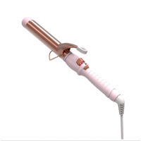 Ceramic curling iron for tempering