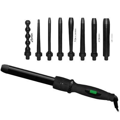 2020 Best Selling Professional LCD Digital Ceramic fast PTC Heater 10 in 1 Interchangeable hair curler