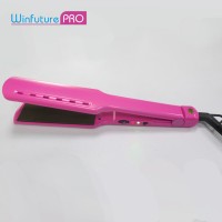 Hot selling wet-dry steam hair straightener with nano titanium plate