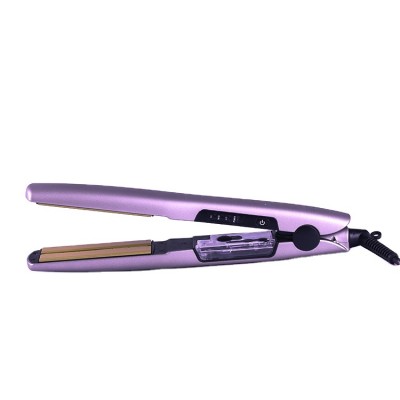 Fast PTC Heating Steam Hair Straightener 1.5'' Plate Professional LED Tourmaline Ceramic Hair Iron